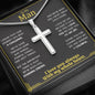To My Man Challenge Normal Cross Necklace - Love You This Much