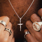 To My Man Cross Necklace - Love You This Much