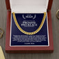 To My Man Cuban Chain Link Necklace - Love You This Much