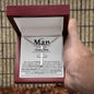 To My Man Cuban Cross Necklace - Love You This Much