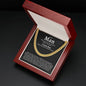 To My Man (I love you) Cuban Link Necklace - Love You This Much
