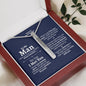 To My Man (I Met You) Roman Numeral Stick Necklace - Love You This Much