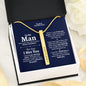 To My Man (I Met You) Roman Numeral Stick Necklace - Love You This Much