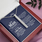 To My Man (I Met You) Roman Numeral Stick Necklace - Love You This Much