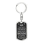 To My Man Keychain - Love You This Much