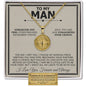 To My Man "Your Crown" Compass Necklace - Love You This Much