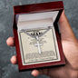 To My Man "Your Crown" Cross Cuban Necklace - Love You This Much