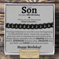 To My Son 18th Birthday Classic Cuban Bracelet - Love You This Much