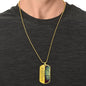 To My Son Cherished Chapters Dog Tag Necklace - Love You This Much