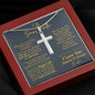 To My Soulmate Normal Cross Necklace - Love You This Much