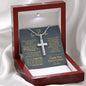 To My Soulmate Normal Cross Necklace - Love You This Much