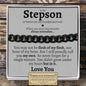To My Stepson Classic Cuban Bracelet - Love You This Much