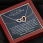 To The Woman I Love So Much Interlocking Hearts Necklace - Love You This Much