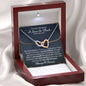 To The Woman I Love So Much Interlocking Hearts Necklace - Love You This Much