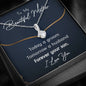 Today A Groom (To Mom) Alluring Beauty Necklace - Love You This Much