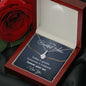 Today A Groom (To Mom) Alluring Beauty Necklace - Love You This Much