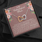 Unbiological Mom Interlocking Hearts Necklace - Love You This Much