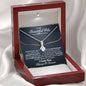 Wife 50th Birthday Alluring Beauty Necklace - Love You This Much