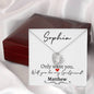 Will You be my girlfriend Forever Love Necklace - Love You This Much