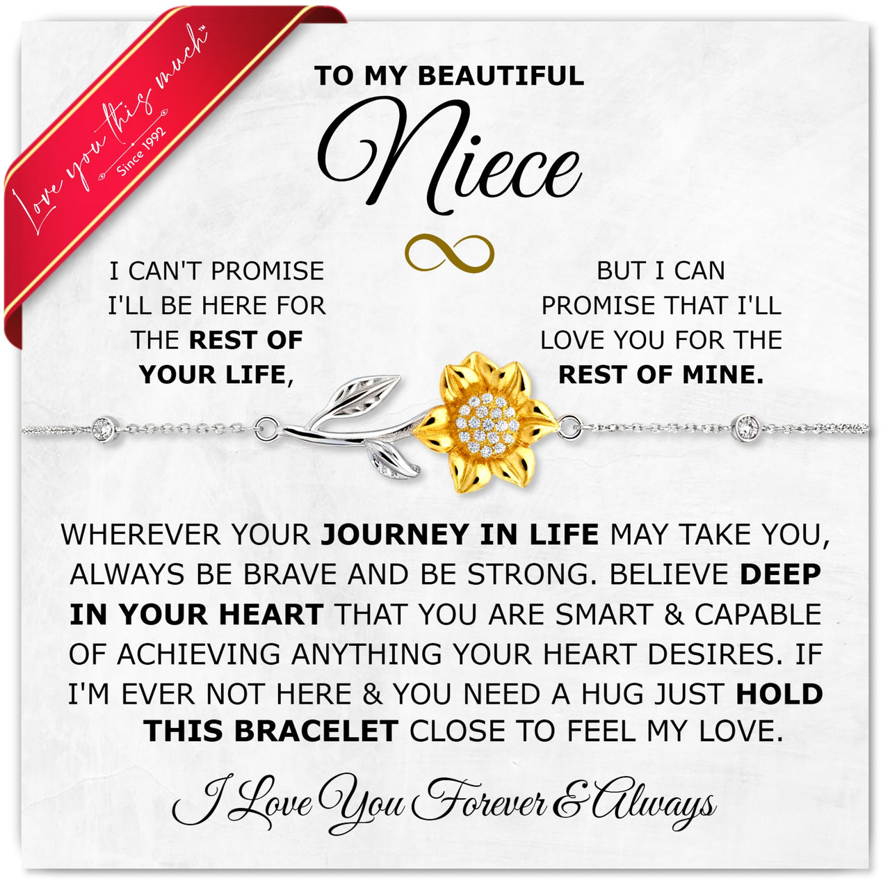 Niece Enchanted Sunflower Bracelet