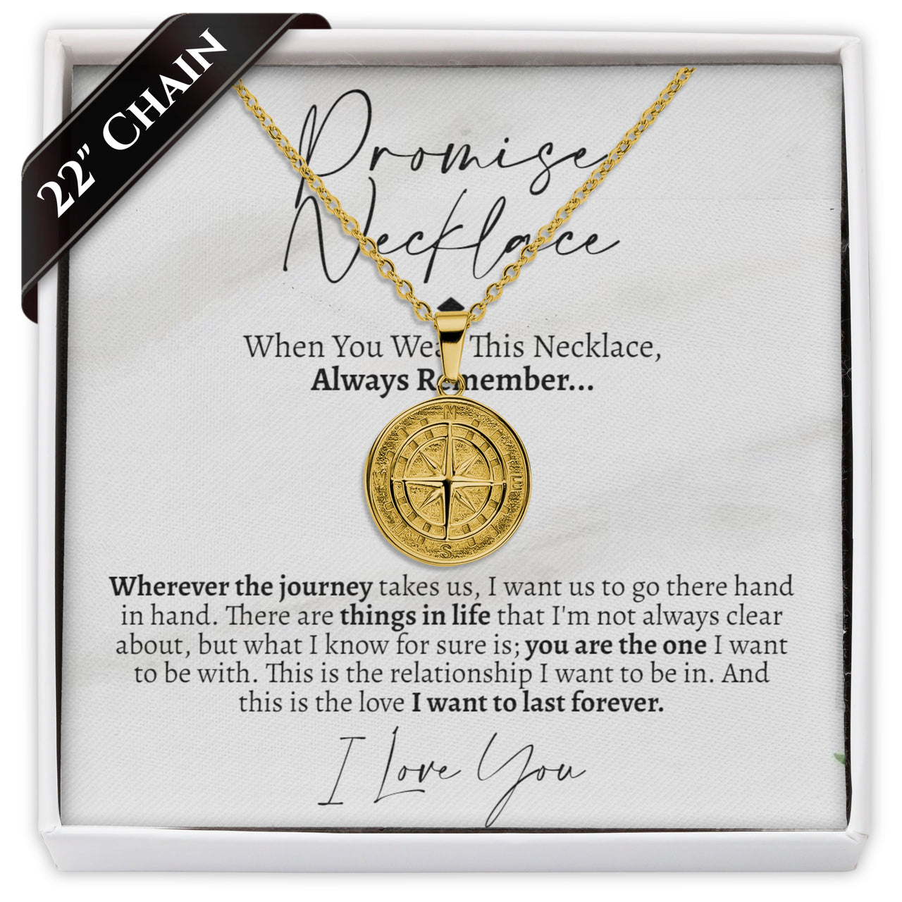 (Almost SOLD OUT) Promise Compass Necklace