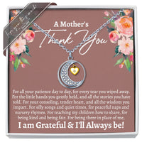 Thumbnail for A Mother's Thank you Moon & Back Necklace - Love You This Much