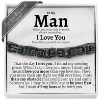 Thumbnail for (ALMOST Sold Out) The Day I Met You - 5mm Steel Bracelet - Love You This Much