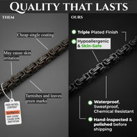 Thumbnail for (Almost Sold Out) To My Husband 5mm Steel Bracelet - Love You This Much