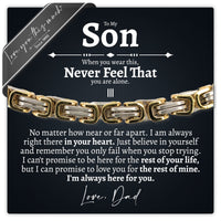 Thumbnail for (Almost Sold Out) To My Son - Love Dad V2 - Bracelet - Love You This Much