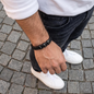 Stepped Up Dad Leather Bracelet