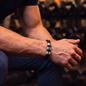 Stepped Up Dad Leather Bracelet