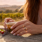 Promise Gold Stackable Birthstone Ring