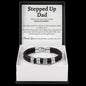 Stepped Up Dad Leather Bracelet