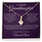 Granddaughter Moon and Back Alluring Beauty Necklace