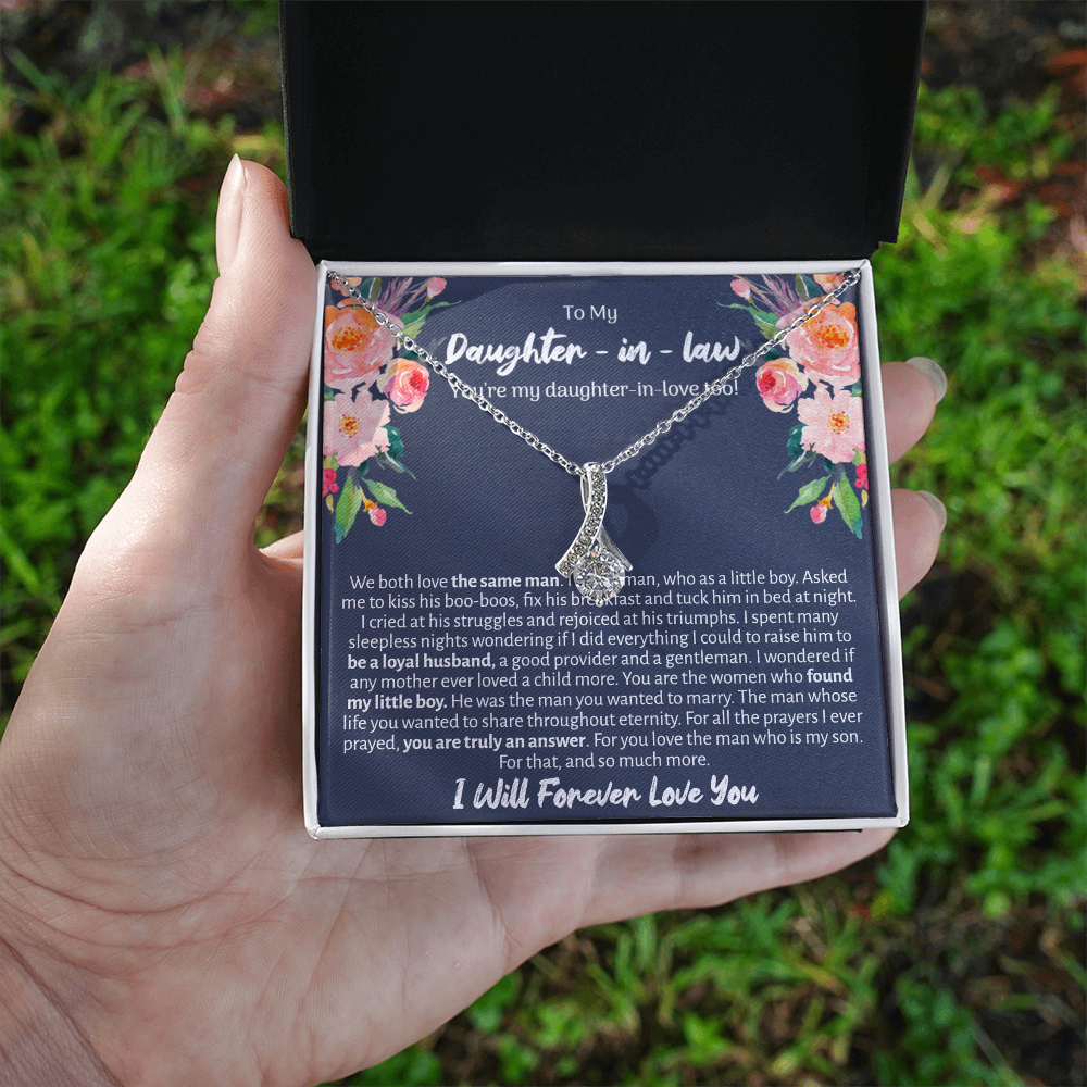 Daughter In Law Enchanted Ribbon Necklace