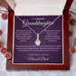 Granddaughter Moon and Back Alluring Beauty Necklace