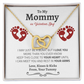 Mommy (From Bump) Interlocking Hearts Necklace | Valentine's Edition