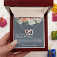 Aunt & Niece Interlocking Hearts Necklace