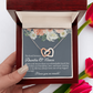 Aunt & Niece Interlocking Hearts Necklace