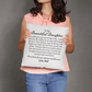 Beautiful Daughter Love Dad Pillow Insert & Cover