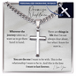 Personalized Promise Cross Necklace