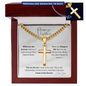Personalized Promise Cross Necklace