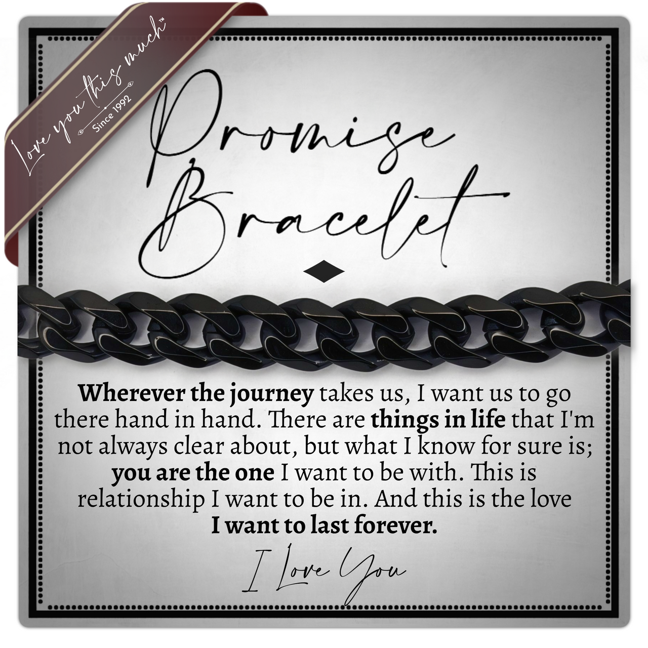 Classic Promise Bracelet