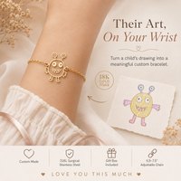 Thumbnail for Custom Drawing Jewelry – Turn Their Artwork Into a Necklace, Bracelet or Keychain