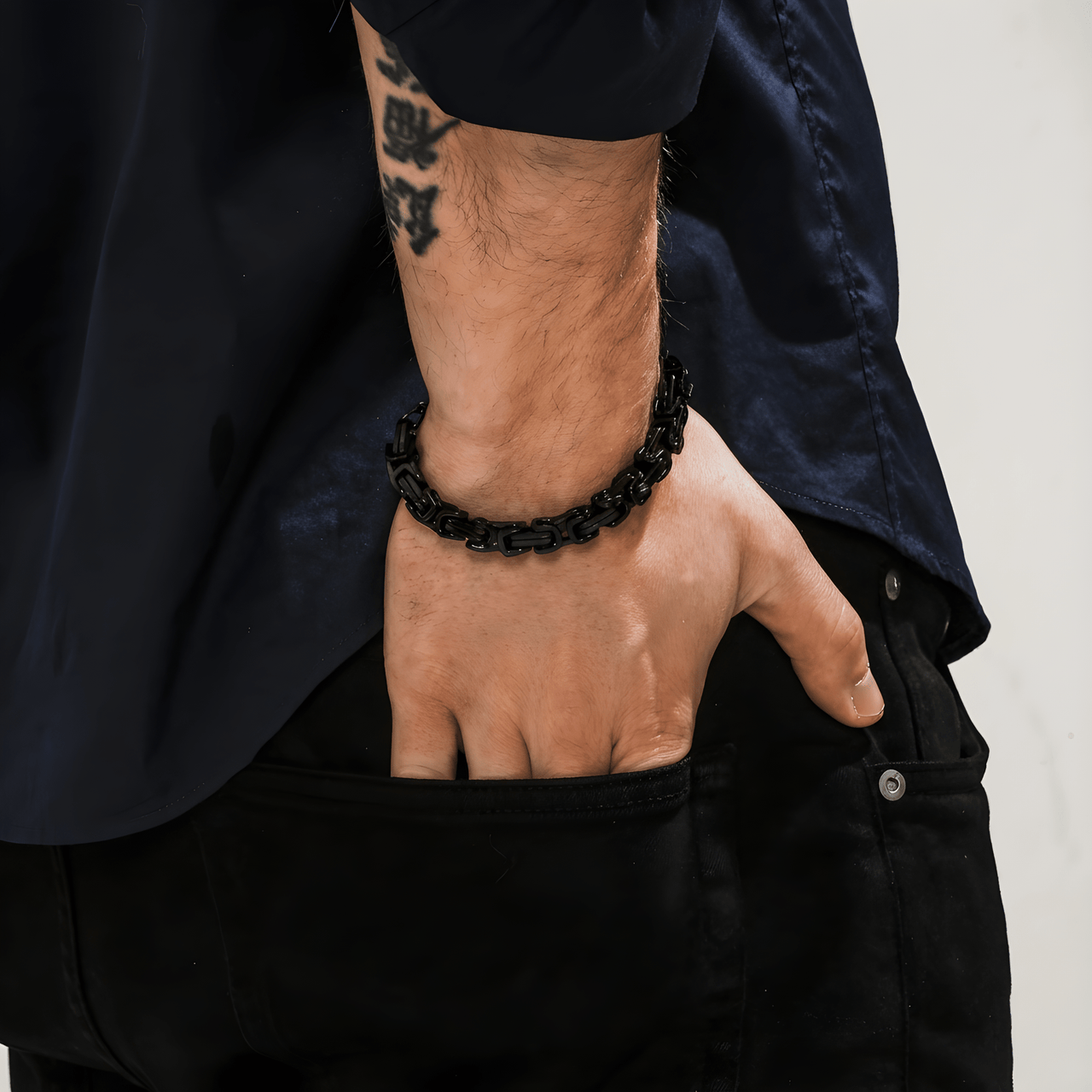 Dad "Thank You" Twist Steel 5mm Bracelet - Love You This Much