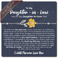 Thumbnail for Daughter In Law Enchanted Sunflower Bracelet