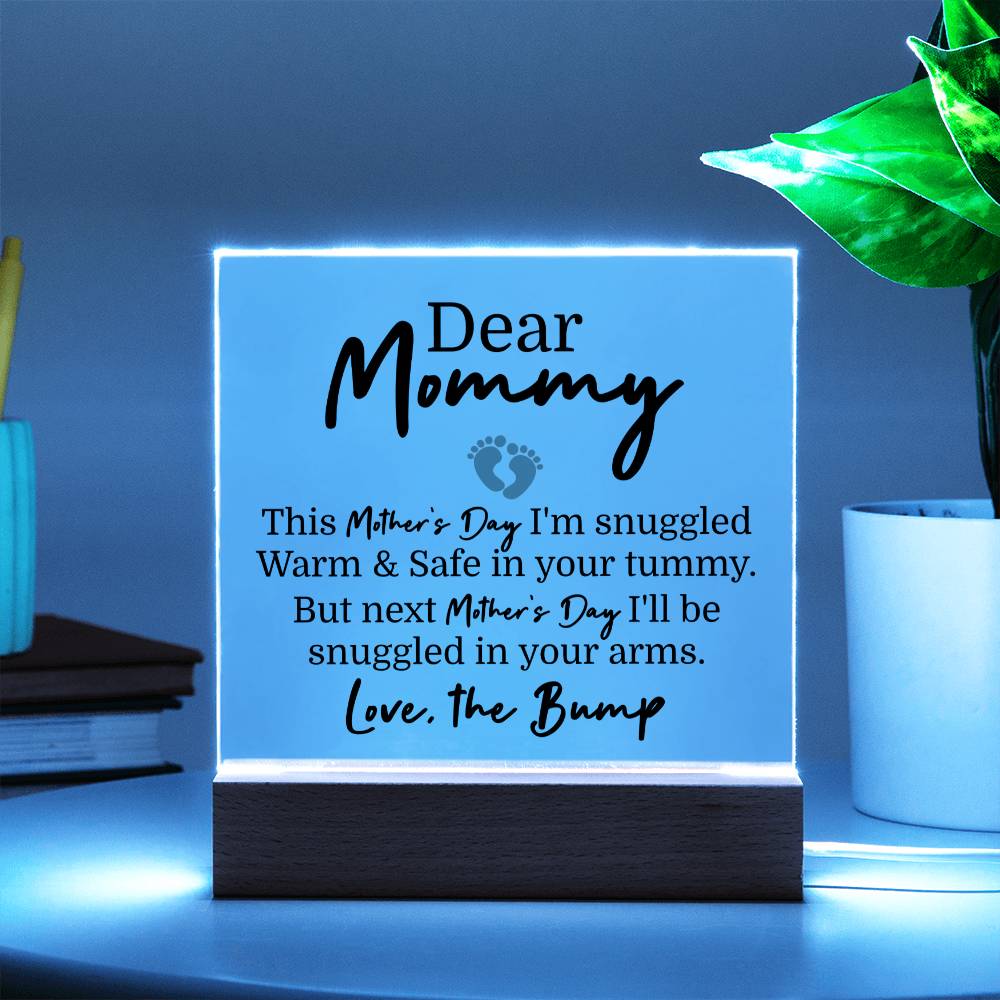 Dear Mommy Mothers Day Square Acrylic - Love You This Much