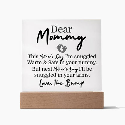 Dear Mommy Mothers Day Square Acrylic - Love You This Much