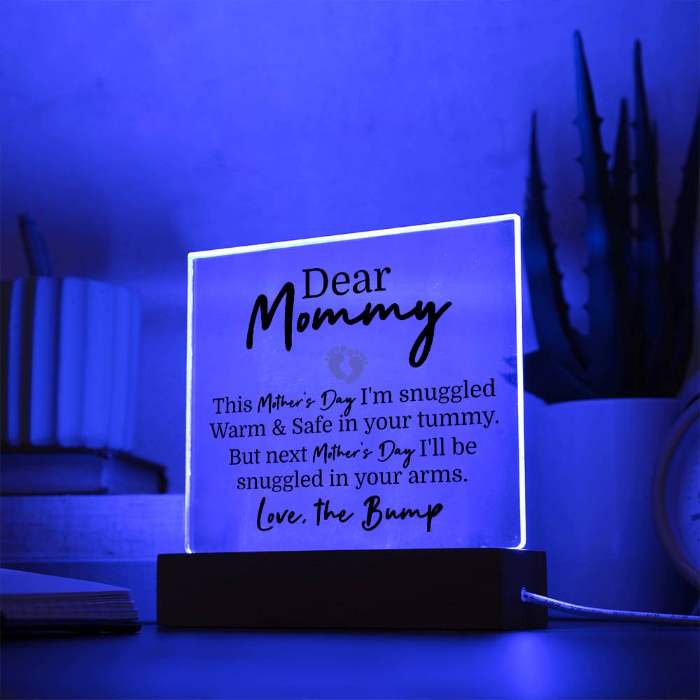 Dear Mommy Mothers Day Square Acrylic - Love You This Much