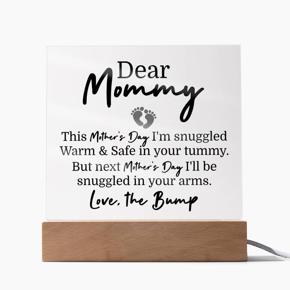 Dear Mommy Mothers Day Square Acrylic - Love You This Much